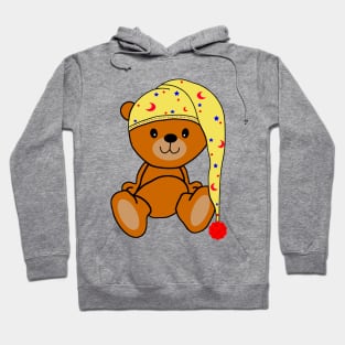 Teddy bear with sleeping cap Hoodie